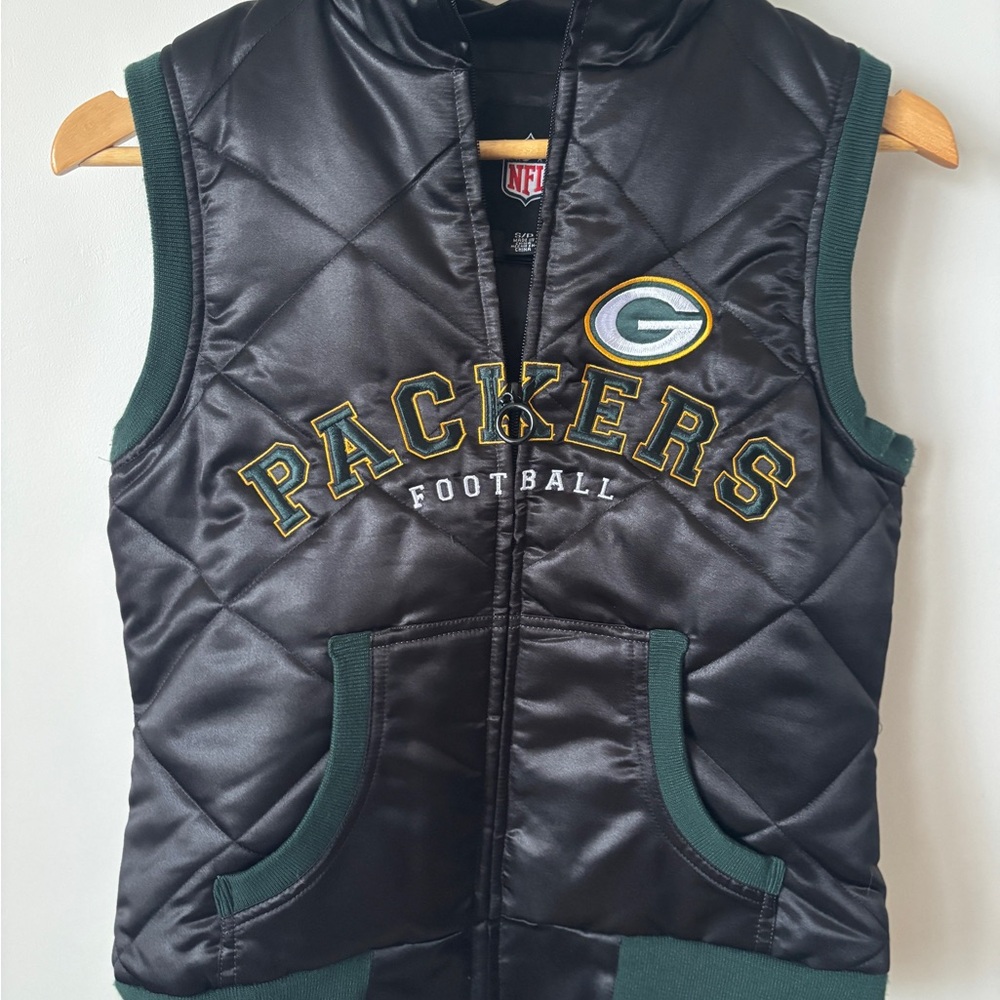 NFL Black and Green Packers Vest